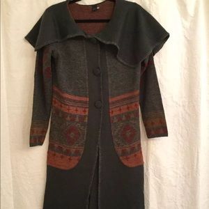 Anthropologie hand made 100% wool