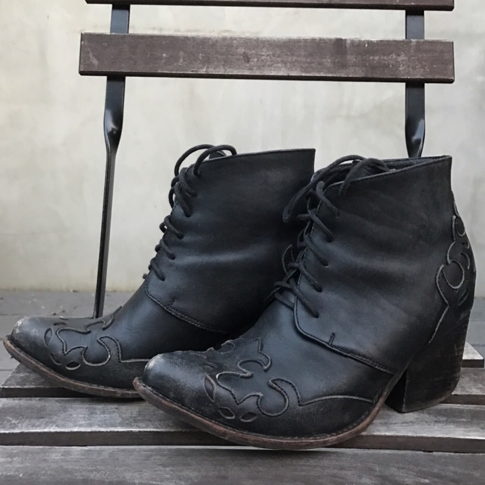 Jeffrey Campbell genuine leather ankle boots