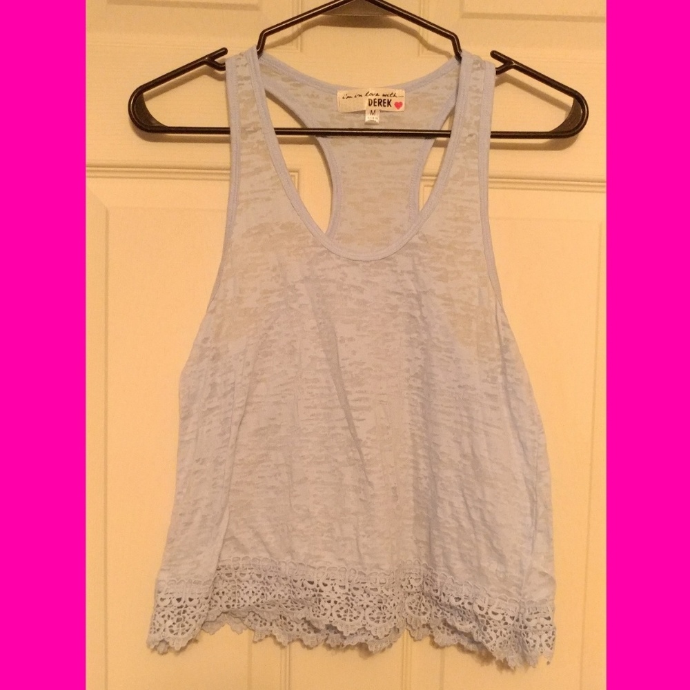 ** SOLD **Light blue tank