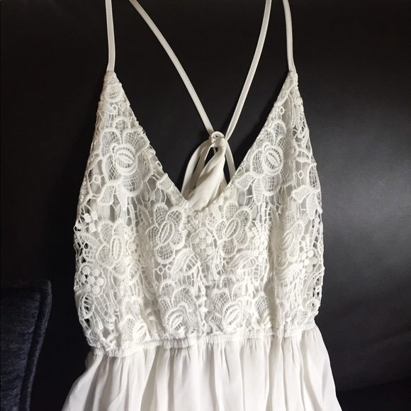 🌿WHITE BOHO DRESS🌿 - Picture 3 of 8
