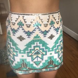 New! Sequence skirt. Perfect for New Years