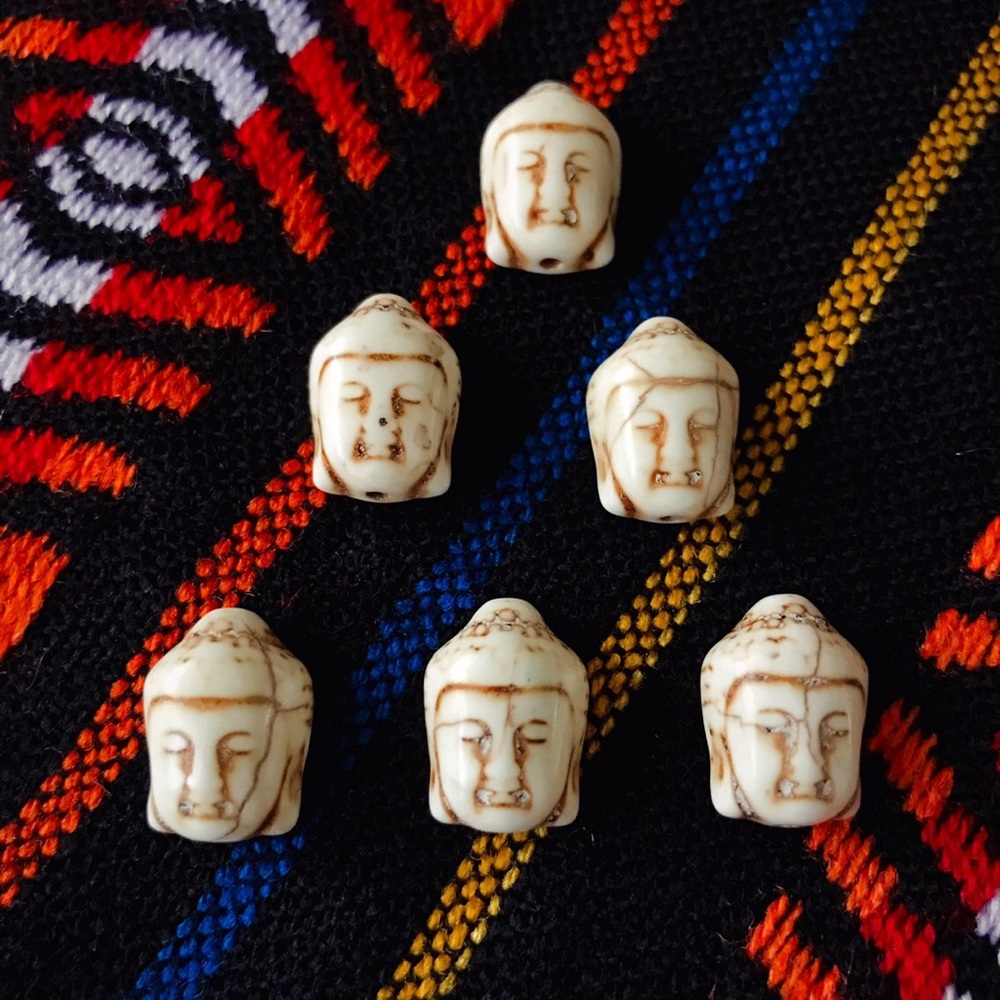 Buddha Natural Stone Beaded Square-knot Bracelet - Picture 5 of 5