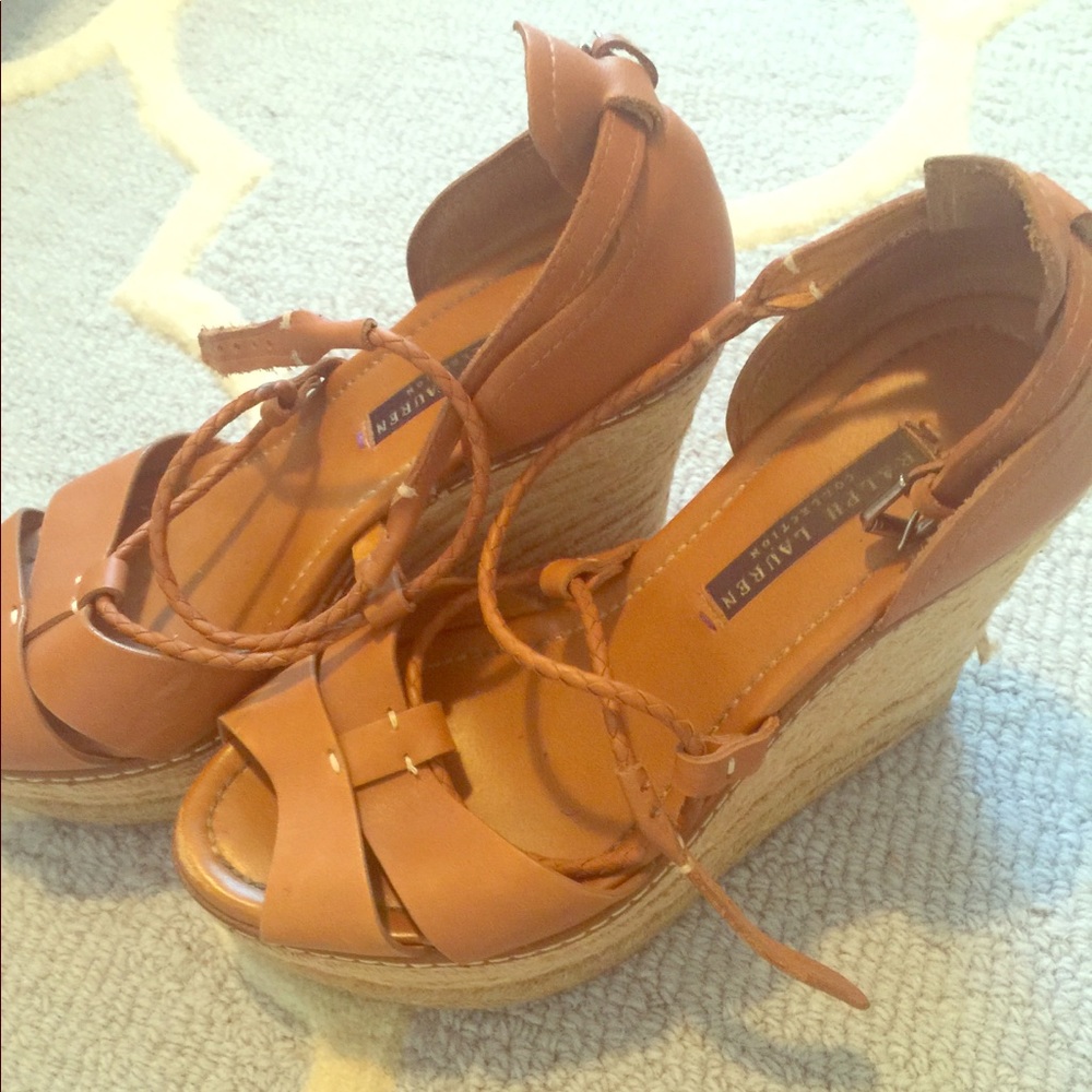 Ralph Lauren platform wedges