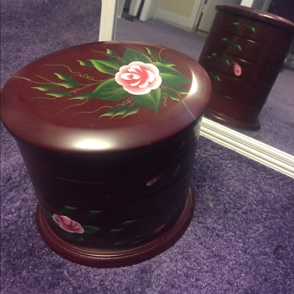 Hand painted jewlery box