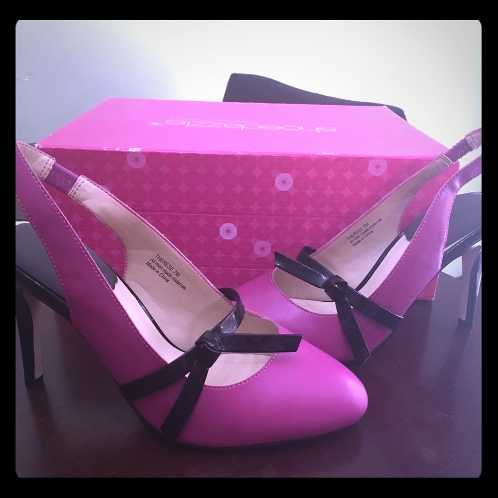 Fuchsia Shoedazzle Heels