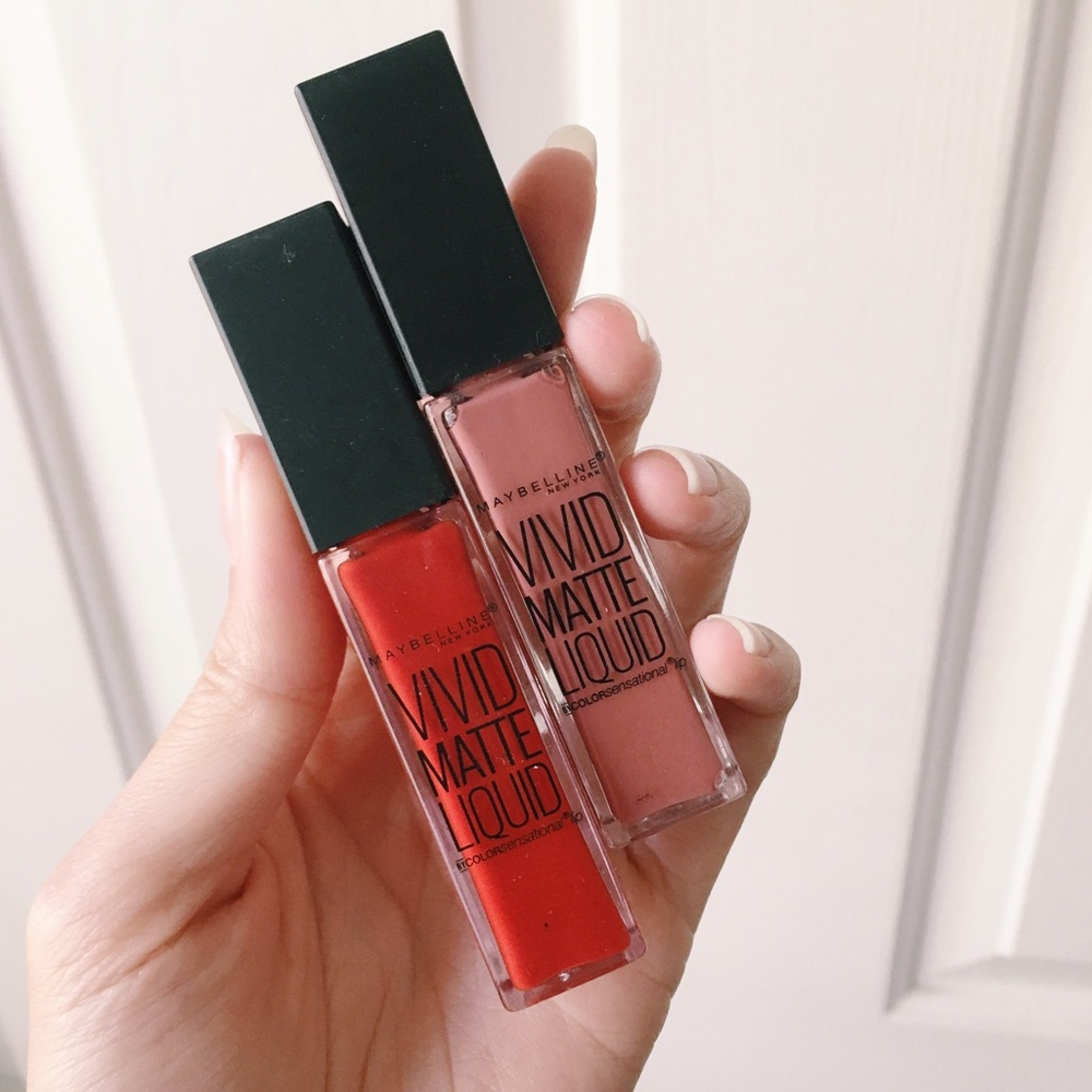 NEW maybelline vivid matte liquid lipsticks