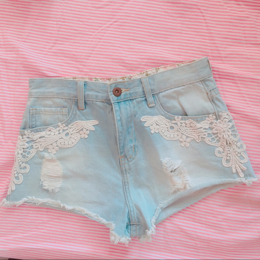 Light Denim shorts