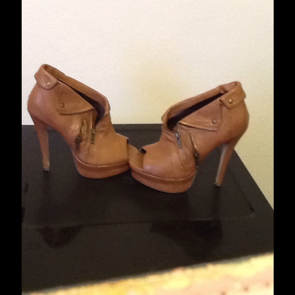 Carmel tan like brown heels