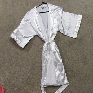 White Bridal Robe
