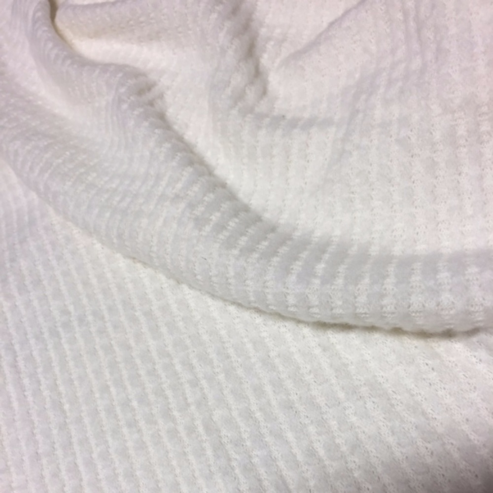Off White Hi/Low Brushed Cowl Neck Long Sleeve Top - Picture 4 of 4