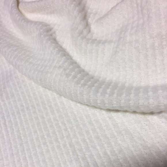 Off White Hi/Low Brushed Cowl Neck Long Sleeve Top - Picture 4 of 4