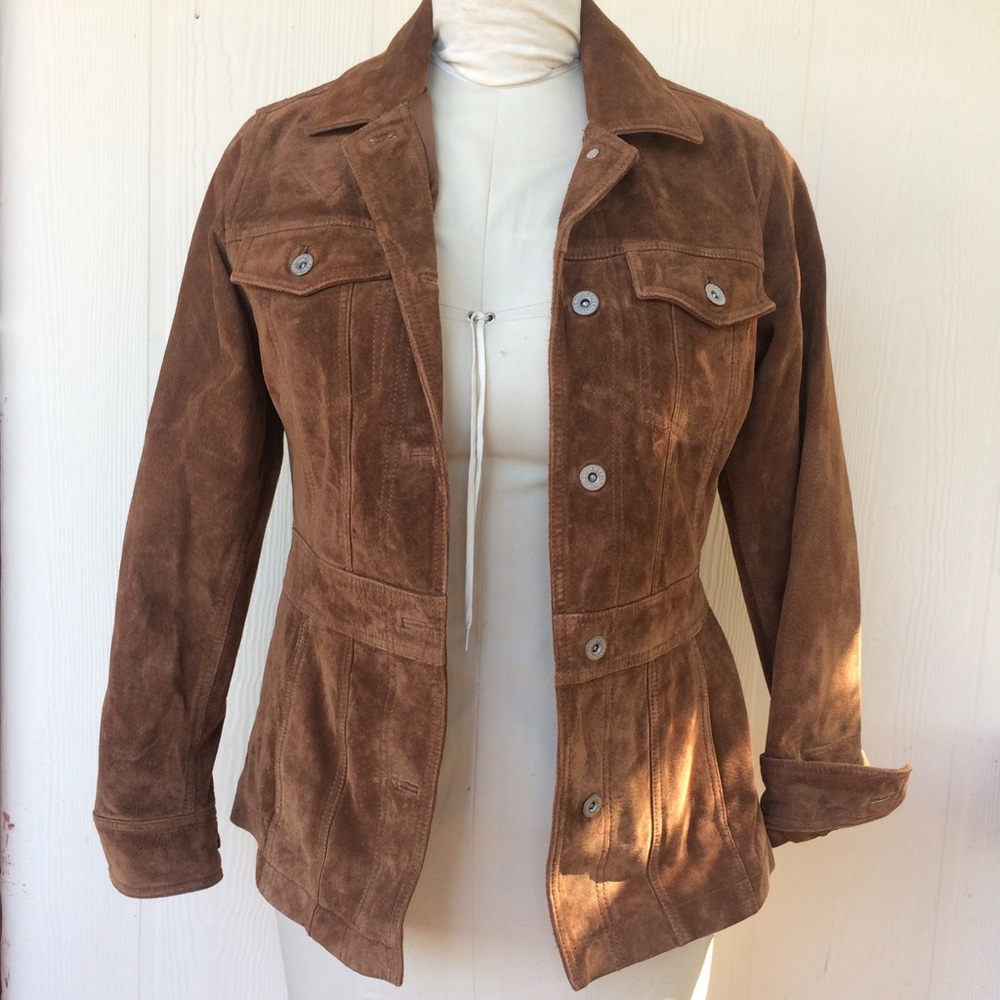 Eddie Bauer Seattle Suede jacket washable suede