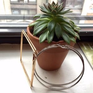 Huge Oversized Hoop Earrings (2 pairs)