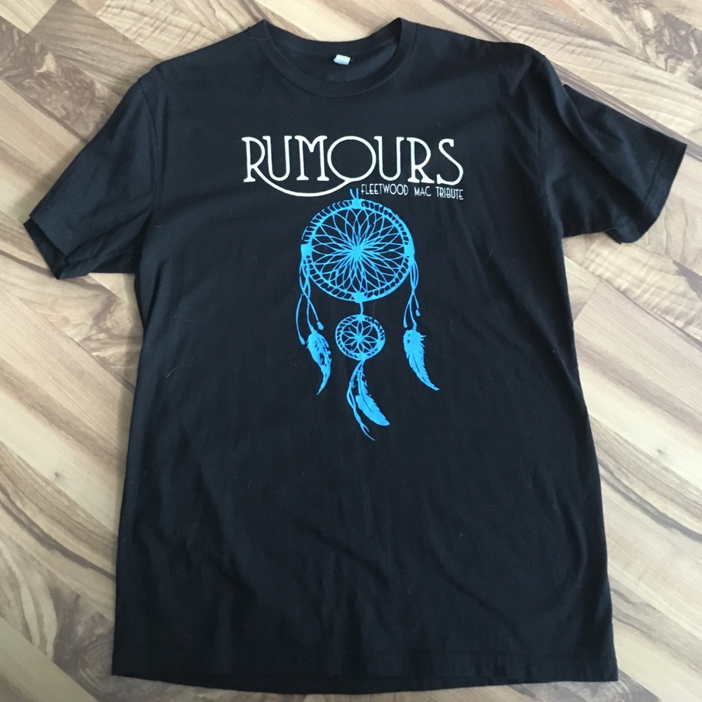 Fleetwood Mac cover band Rumours Band t-shirt 💙