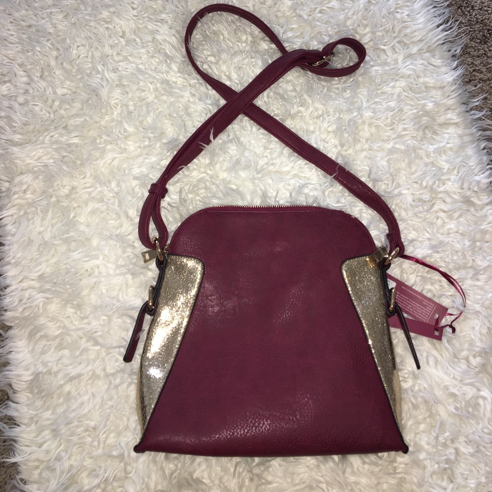 Burgundy Crossbody bag