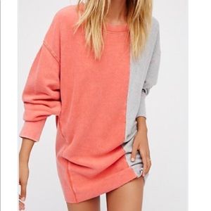 NWT..Free People Sweatshirt Tunic