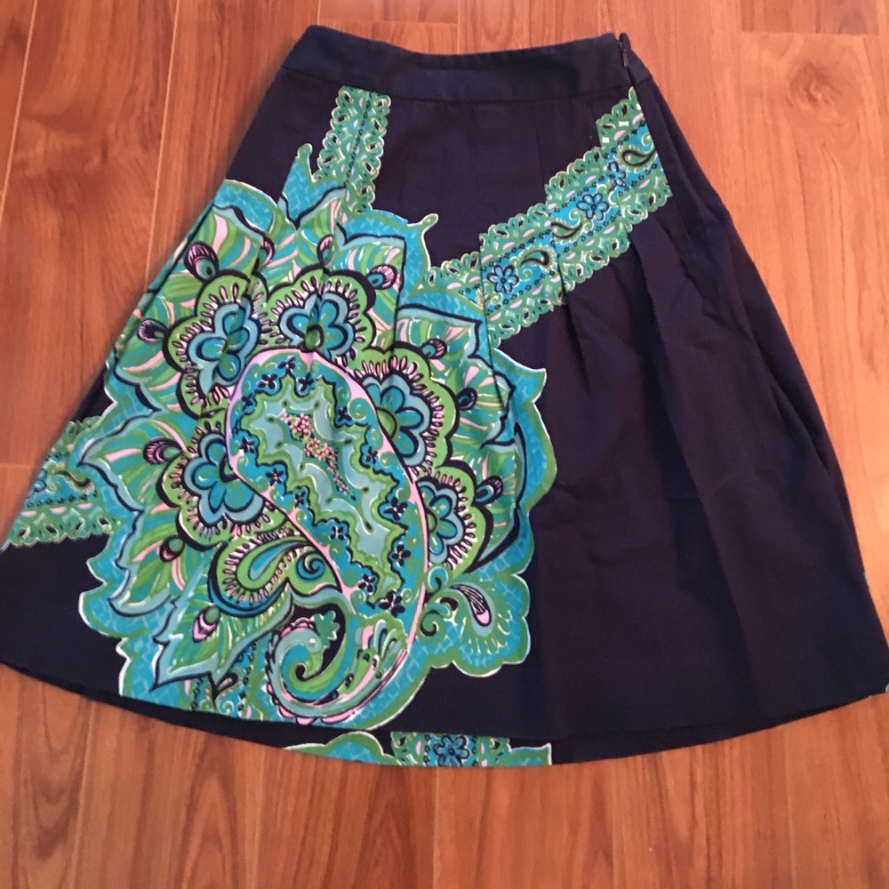 SALE! New Lilly Pulitzer Paisley A Line Skirt