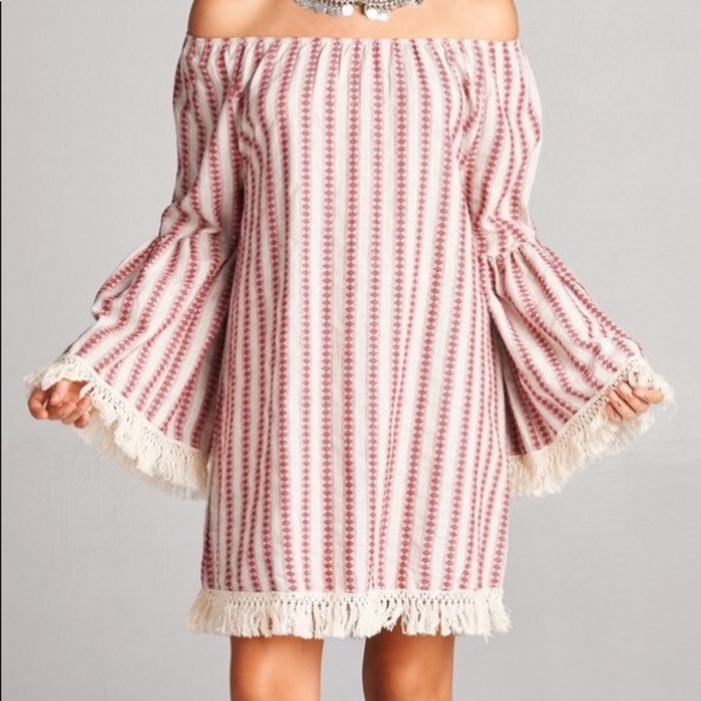 Off the shoulder dress