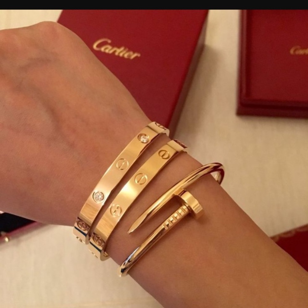 Reserved bracelet and ring set