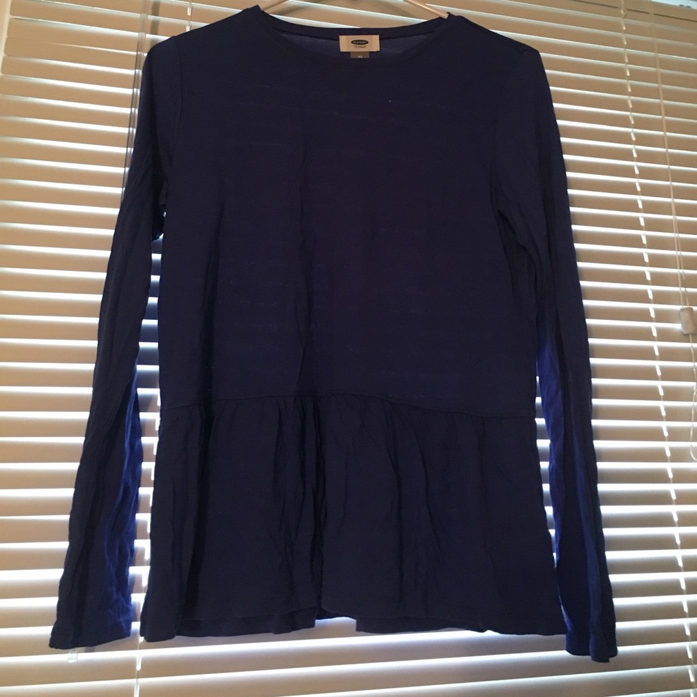 Old Navy long sleeve peplum style