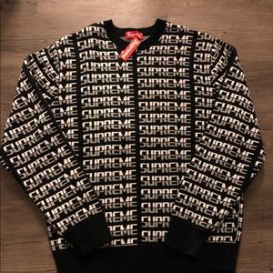 Supreme Repeat Pullover Sweatshirt