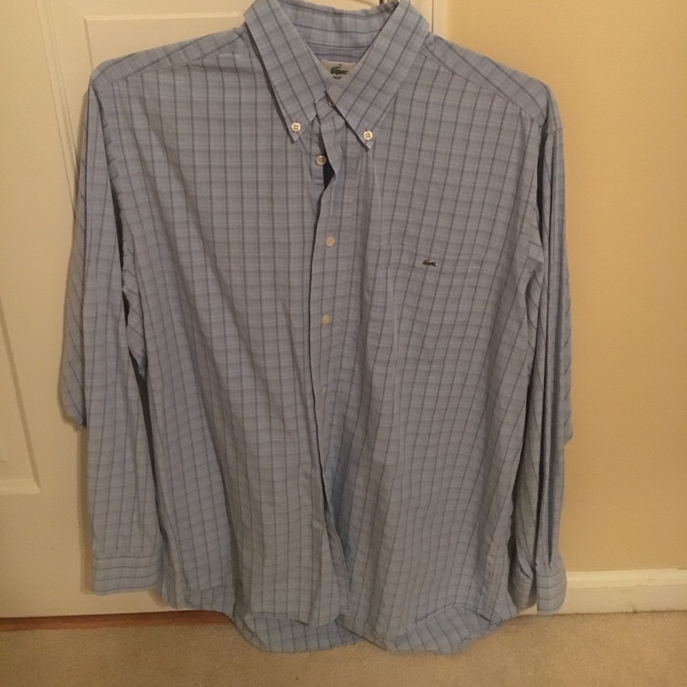 Lacoste button down shirt, size 42