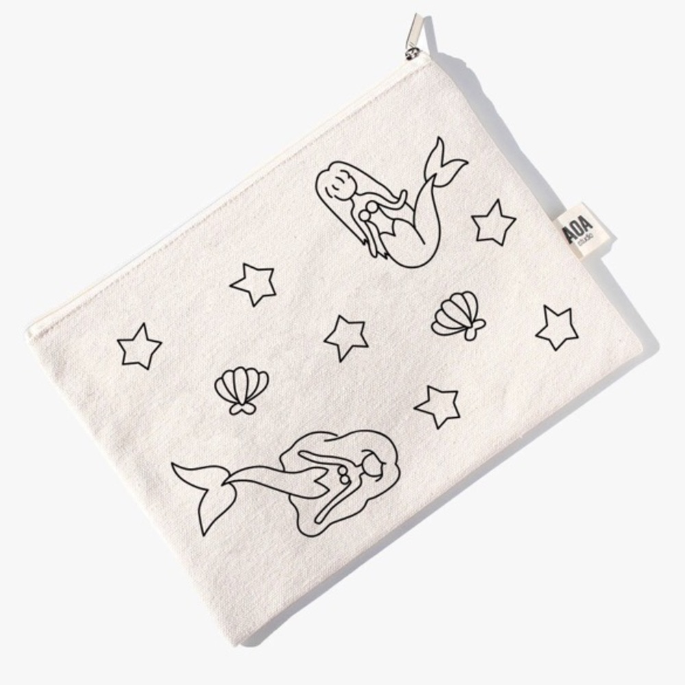 Mermaid canvas bag-4 available - Picture 2 of 2