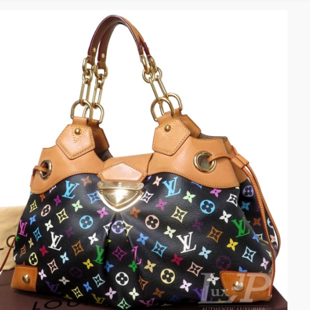 Authentic Louis Vuitton black Ursula monogram bag