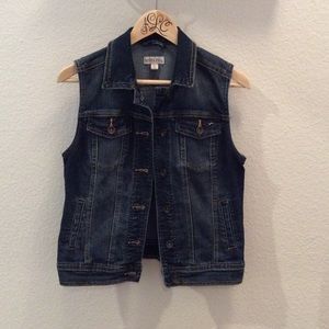 Merona Denim Vest XS