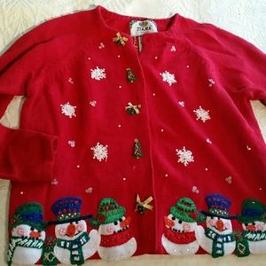 TIARA Christmas cardigan