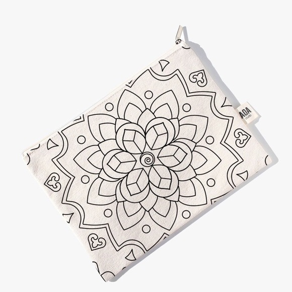 Bundle of 4 Color in flower canvas bag - Picture 2 of 2