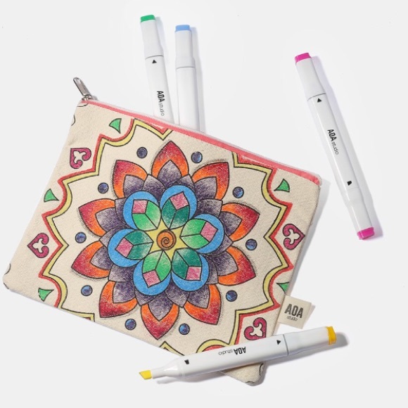 Handbags - Bundle of 4 Color in flower canvas bag