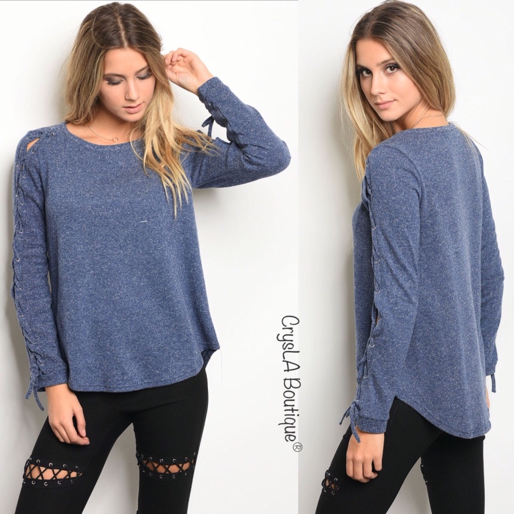 🎉SALE🎉✨Lace up Long Sleeve Top✨