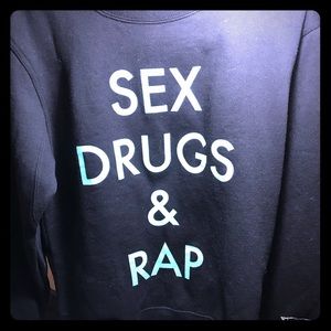 Diamond Supply Co.sweatshirt: SEX,DRUGS & RAP logo