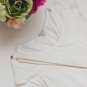 JAMES PERSE cap sleeve scoop neck t-shirt dress