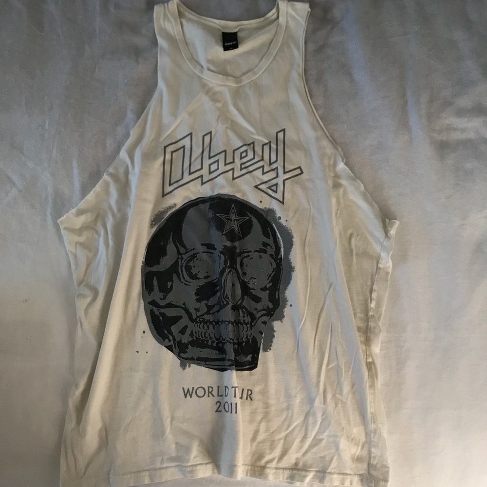 Obey sleeveless tank top