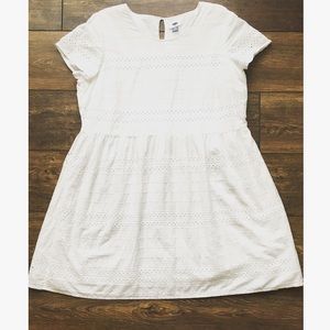 NWOT Eyelet Fit And Flare Dress