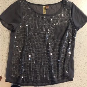 Sheer Sequin top