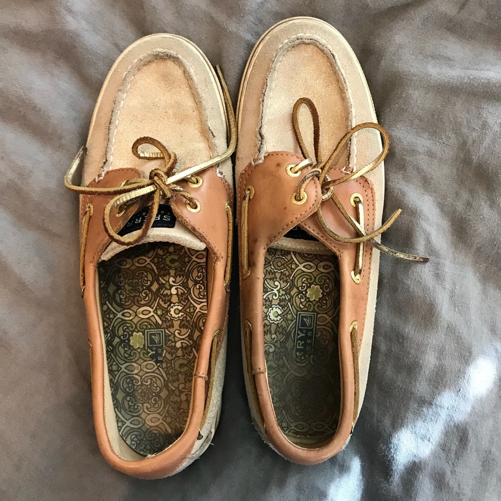 Sperry’s Topsider glitter shoes