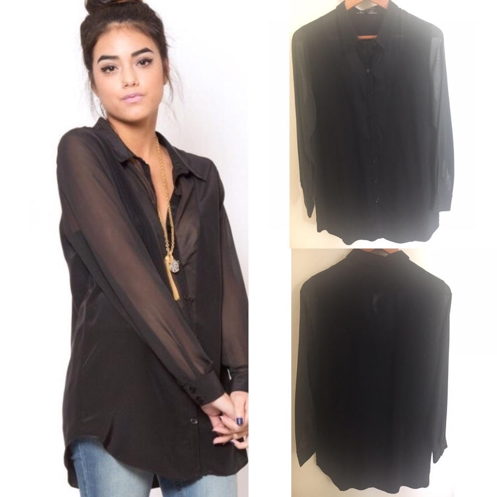 Boulee Maddox Blouse in black size 6