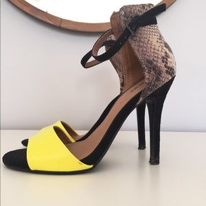 JustFab ankle strap heel