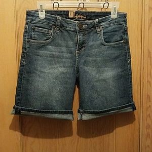 EUC KFTK denim shorts