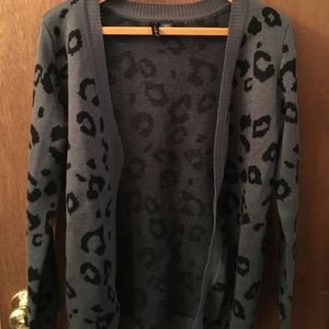 Full tilt leopard cardigan