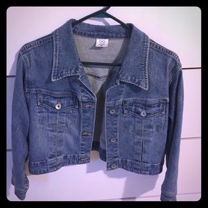 Motherhood Maternity Jean Jacket!