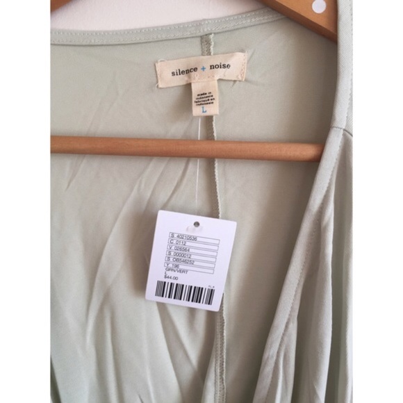 NWT Urban Outfitters Modal Knit Surplice Top - Picture 3 of 4