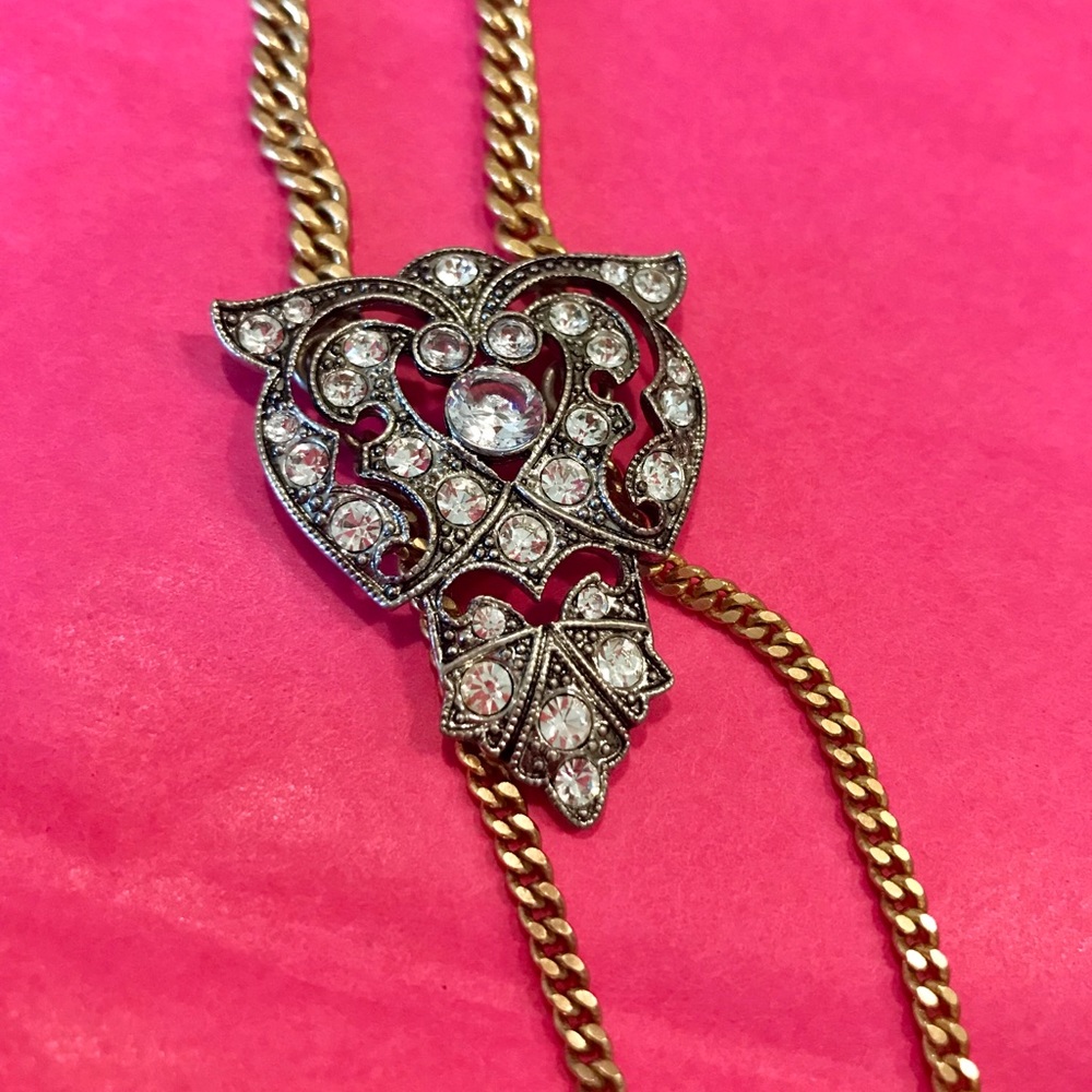 Juicy Couture sold out vintage  broach necklace