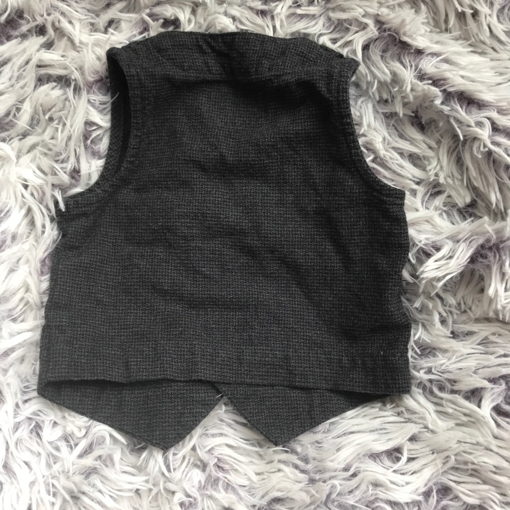 White Dress Shirt Onesie Set - Picture 7 of 8