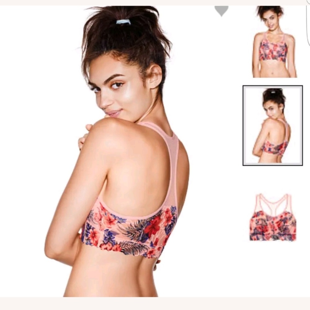 Victoria's Secret PINK Floral Racerback Bralette