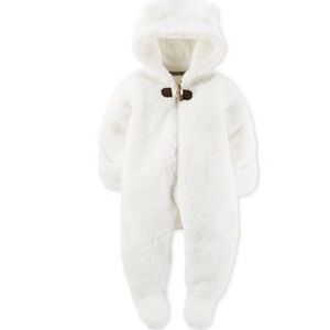 🍼NWT Carters Baby' Faux Sherpa Coveralls 🍼