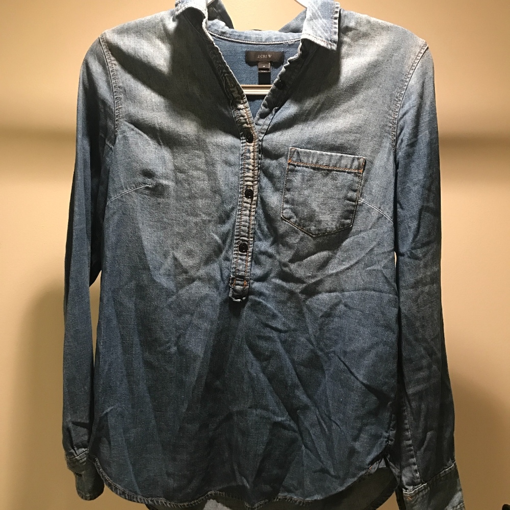 J. Crew Chambray Button Up